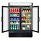 Maxx Cold Refrigerator 48 cu.ft., DBL Door, Commercial Merchandiser, Black/Glass MXM2-48RB - alternate 2